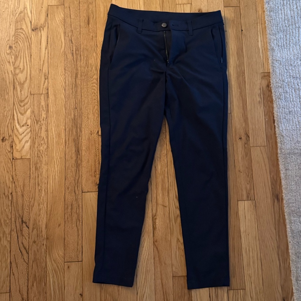 Lululemon Navy Blue Skinny Slim Fit ABCTrousers size 29